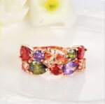 Colored zircon rings - Image 4