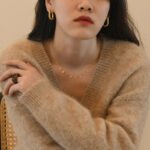 Peri'sBox Round Circle Small Charm Gold Necklaces Waterdrop Rectangle Titanium Steel Choker Necklaces for Women Dainty Necklace - Image 2