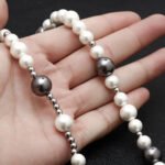 Color Stitching Men And Women Pearl Necklaces - Image 2