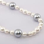 Color Stitching Men And Women Pearl Necklaces - Image 4