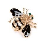 Cute bee brooch cardigan pin