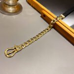 FYUAN Golden Chain Choker Necklaces for Women Short Black Leather Button Necklaces Statement Jewelry - Image 4