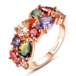Colored zircon rings - Image 3