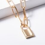 Stylish geometric elements necklaces - Image 5