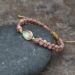 Natural Stone Bracelet for Women Round Crystal Bracelet Bangle Double Beads Yoga Bracelet - Image 7