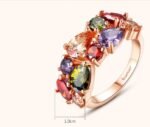 Colored zircon rings - Image 5