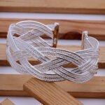 Silver Bangle Bracelet - Image 8