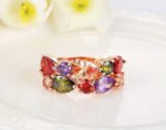 Colored zircon rings - Image 7