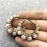 White Pearl Earrings Earrings Retro Drop Earrings - Image 9