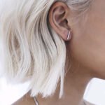 Flat earrings female earrings - Image 3