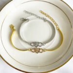 Infinity Heart Bracelet Bangle Crystal Love Forever Symbol Charm Bracelets - Image 8