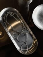 Make Old Silver Stereoscopic Bow Necklaces - Image 4