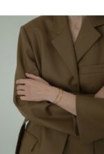 Natural handcrafted cut surface bracelet/bangle - Image 2