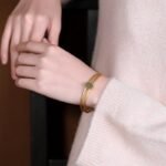 Women's Gilt Bangle Bracelet - Image 3