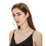 Earrings Women's Geometric Diamond Earrings Earrings - Image 4