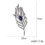 Pendant Feather Brooch Dual-purpose Pin Brooch - Image 3