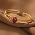 Women's Gilt Bangle Bracelet - Image 5